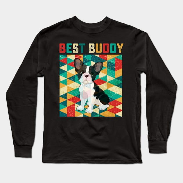 Best Buddy French Bulldogs Long Sleeve T-Shirt by danieldamssm